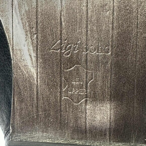 Zigi Soho “Mixer” Distressed Dark Grey Leather Tall Boots – Size 9 - Picture 7 of 13